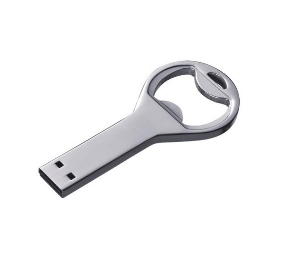 Bieropener USB stick zilver